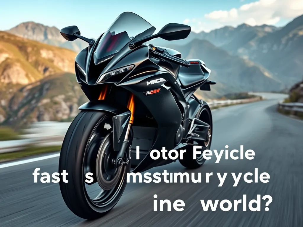 Jaki jest najszybszy motocykl na świecie?