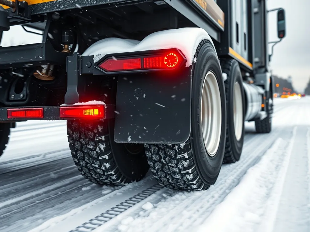 Jak hamować ciężarówki w zimie? Skuteczne techniki dla kierowców