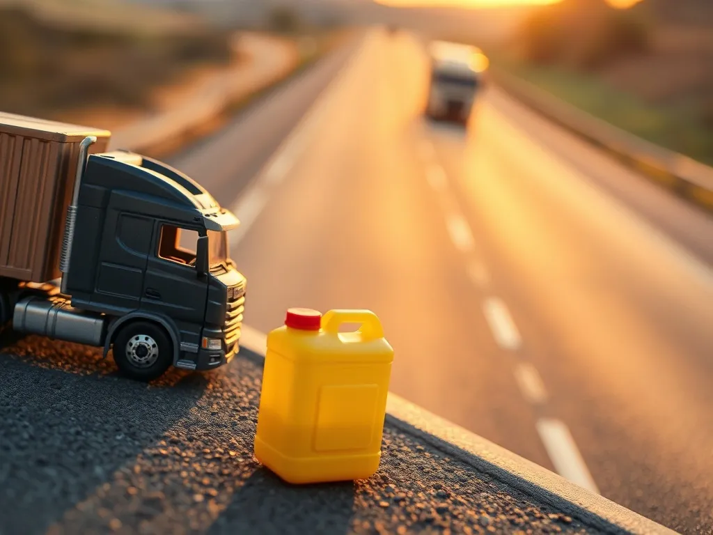 Ile pali samochód ciężarowy na 100 km?